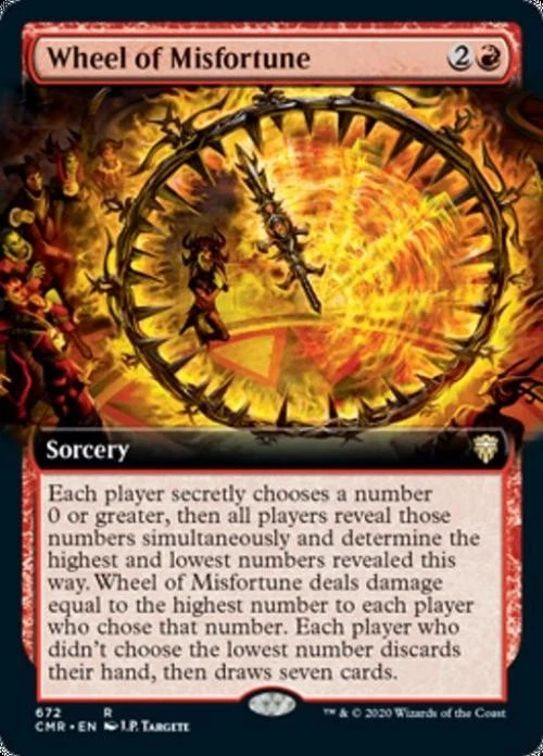 Wheel of Misfortune (Extended Art) -Foil Light Play MTG Commander Legends - Image 1 of 1
