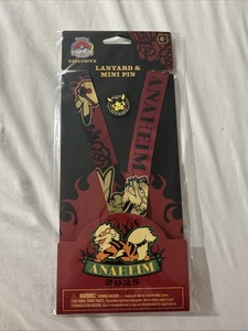 Pokemon World Championships Anaheim Arcanine Lanyard & Pin 2025 Pokemon Center - Picture 1 of 1