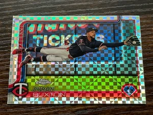 2025 Topps Chrome X-Fractor #172 Byron Buxton MLB Minnesota Twins - Picture 1 of 3