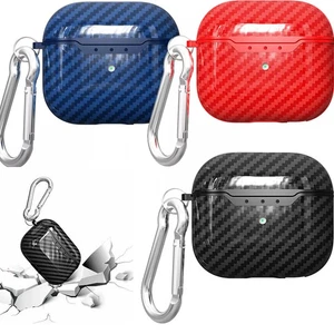 Per Apple AirPods Pro 2° Custodia Auricolare Protettiva Antiurto + Portachiavi - Foto 1 di 15