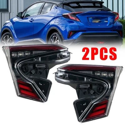 1Pair For Toyota C-HR CHR 2018-2020 Inner LED Rear Tail Light High Configuration - Image 1 of 4