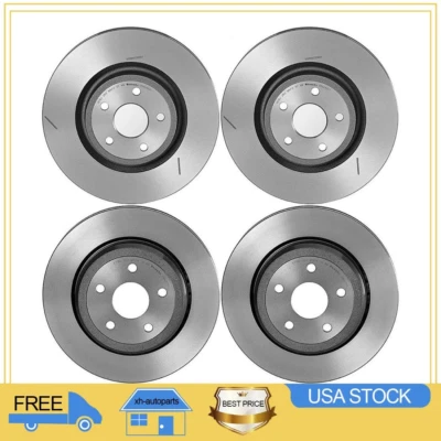 Se adapta a Jeep Grand Cherokee 2012-2016 rotores de freno recubiertos delanteros + traseros - OE XH Foto 1 de 4