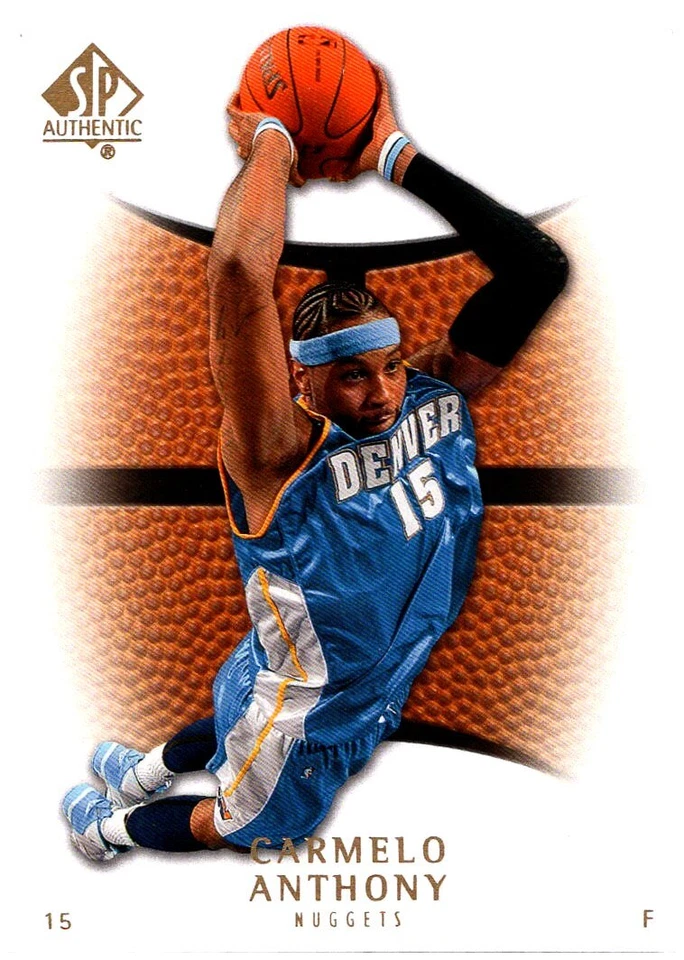 2007-08 SP Authentic #67 Carmelo Anthony - FREE SHIPPING! - Image 1 of 2