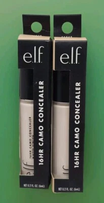E.L.F. Elf 16HR Camo Full Coverage Matte Concealer 85843 Fair Beige .2oz Ea 2pcs - Image 1 of 2