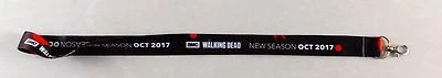 The Walking Dead Temporada 2017 Premier Lanyard AMC Programa de TV Nuevo Limitado Raro Foto 1 de 2