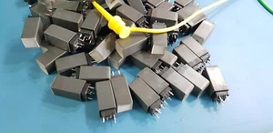 5pcs Push Button Switch Illuminated Yellow EAO Momentary 97-320c - Picture 1 of 6