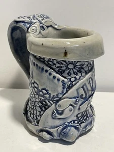 SELTENE Kunst Keramik Becher aus einer 1977 Regenbogen Versammlung Feier JOHN - Bild 1 von 8