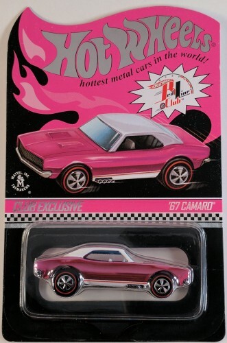 Hot Wheels RLC 17th Collectors Nationals '67 Camaro Party Pink