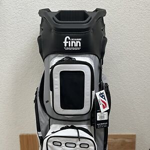 Finn Sun Mountain 5-Way Divided Cart Golf Bag White / Gray / Black - EUC