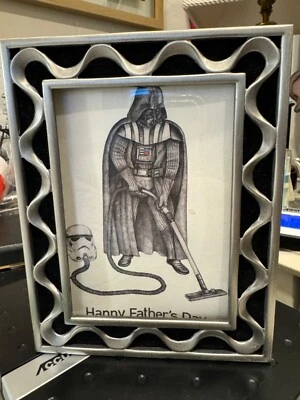 VNG Burnes Of Boston Black&Silver Frame + Mini Photo Album~holds 64 Pictures 4x6 - Image 1 of 4