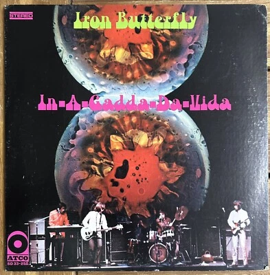 Iron Butterfly - In A Gadda Da Vida - Vinyl LP - ATCO Yellow Label SD 33-250 - Image 1 of 4