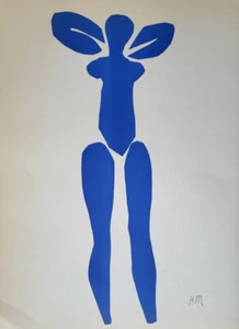 Henri Matisse "Nu Bleu X "  Original Lithograph Limited Ed.  Mourlot 1958 - Picture 1 of 5