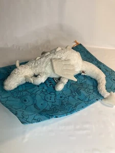 Jellycat Snow Dragon 20” Stuffed Animal Plush Cream Dustbag - Picture 1 of 4