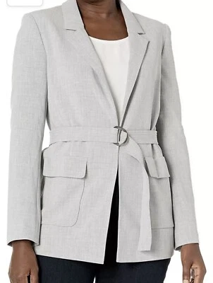 Ellen Tracy Women's Notch Collar Blazer with Patch Pockets Women’s Size 16-NWT - Image 1 of 4