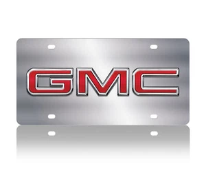 GMC Badge -Stainless Steel License Plate - Picture 1 of 1