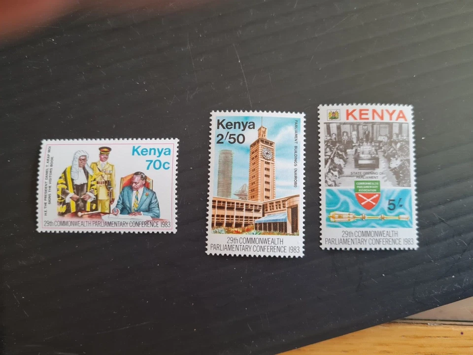 KENYA 1983 SG 288-290 29TH COMMONWEALTH CONFERENCE MNH - Image 1 of 1