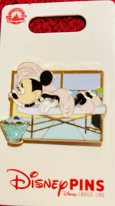 Disney Cruise Line DCL Minnie Mouse Spa Wish Pin MOC - Picture 1 of 1