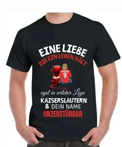 Personaliert Fanshirt Shirt Kaiserslautern FCK Fußball Fanliebe Liebe Verein