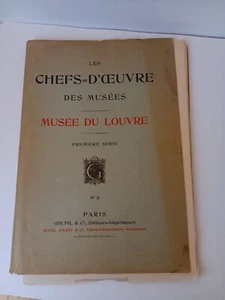 Les Chefs=D'oeuvre Des Musees Musee Du Louvre Premiere Serie Goupil Etchings VTG - Picture 1 of 16