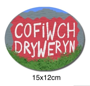 Wales Cofiwch Dryweryn Vinyl Stoßstange Auto Fenster Laptop Qualität Aufkleber UK Verkäufer - Bild 1 von 1