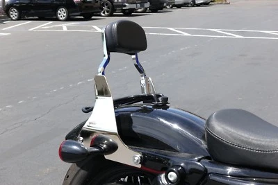 Nuevo respaldo desmontable Sissy Bar CHOP para Harley Sportster XL 883 XL1200 04-18  Foto 1 de 3