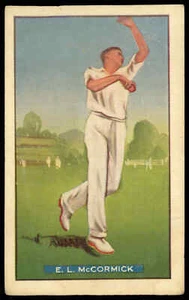 Hoadley Chocolates - 'Test Cricketers' (1938) - E.L. McCormick (Victoria) - Picture 1 of 2