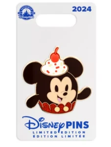 Mickey Mouse Cupcake Disney Munchlings Limited Edition Pin 1300 only Collectable - Foto 1 di 3