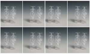 8x 142ml 5oz Wiederverwendbare Kunststoff Weingläser Kelche Toasten Party Hochzeit Klar - Bild 1 von 4