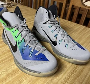 🔥Nike HyperDunk 653640-549400 2014 Grey/Blue/Neon Green Sz. 18 Promo Sample 🔥 - Picture 1 of 5