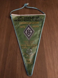 borussia mönchengladbach wimpel Pennant/Fanion ⚫️⚪️🟢⚪️⚫️ - Bild 1 von 3