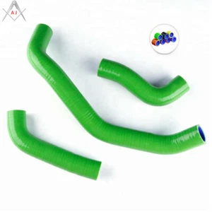 For Kawasaki ZZR1200 ZX-12C ZX1200 2002-2005 Silicone Radiator Hoses Kit Green - Picture 1 of 6