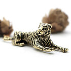 Solid Brass Tiger Figurines Small Statue Home Ornaments Animal Figurines Gift