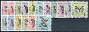1963 - Guinea (Rep.) - Farfalle diverse + PA (14 + 3 val.) MNH** - Picture 1 of 1
