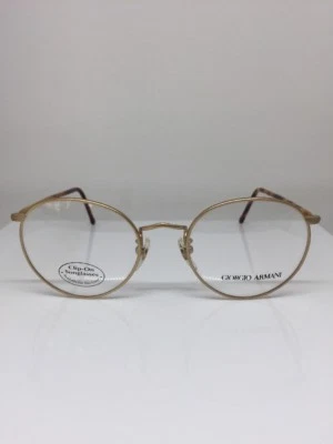 VINTAGE Giorgio Armani 138 EYEGLASSES GA 138 C. 703 Gold & Tortoise Italy 51mm - Image 1 of 4