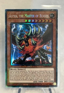 Alpha, the Master of Beasts 1st Edition Prismatic Collector's Rare RA01-EN022 NP - Picture 1 of 6