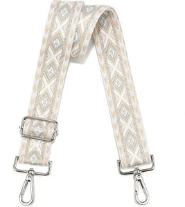 Silver Hardware Purse Strap Crossbody Straps for Purses Wide Shoulder Strap - Picture 1 of 6