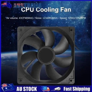 DC 12V Quiet Silent Radiator 120mm 4 Pin PC Computer Case Cooling CPU Cooler Fan - Picture 1 of 7