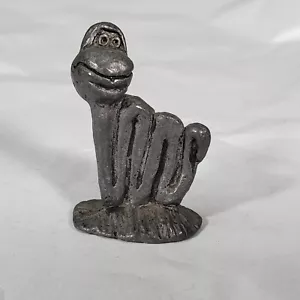 Michael Ricker Pewter Miniature Figurine Snake Reptile Cartoon Animal Vintage - Picture 1 of 6