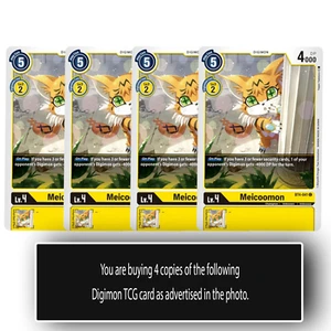 Meicoomon - BT4-041 - Common Digimon TCG Card Playset Yellow - Picture 1 of 1