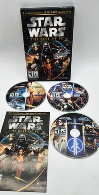 Star Wars The Best Of PC DVD-ROM 3-disc 2006 LucasArts Windows 2k/XP - Image 1 of 4