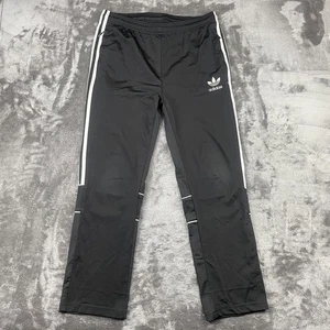 Pantaloni da ginnastica vintage anni 90 Adidas Trefoil 3 strisce D4 F168 ADULT SMALL neri - Foto 1 di 22
