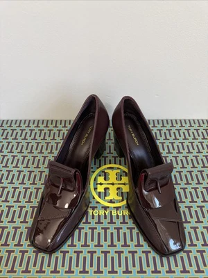 Tacón de cuero con hebilla grande Tory Burch talla 7,5 Foto 1 de 4