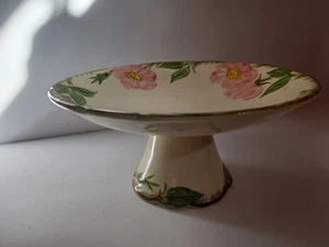 Francisan Desert Rose 8" Cake Dessert Plate Stand - Picture 1 of 5
