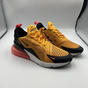 Nike Air Max 270 Tiger University Gold Schwarz Hot Punch Schuhe Größe 9 - Bild 1 von 9