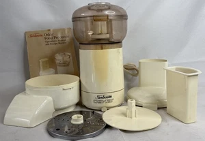 VTG Sunbeam Oskar 14081 Full Size Food Processor Chopper w/ Manual, tested - Picture 1 of 11