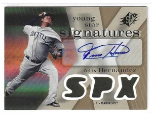 2007 Upper Deck SPx Felix Hernandez #YS-FH Young Star Auto - Picture 1 of 2