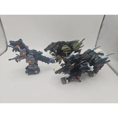 Figura de francotirador dinosaurio Zoids Liger Zero Jager TOMY Hasbro 2002 LOTE DE 3 de colección Foto 1 de 4