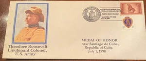 Cover Honoring Medal of Honor Recipient Theodore Roosevelt - Picture 1 of 2