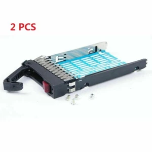 2 x 2,5 pollici SAS SATA vassoio caddy per HP 378343-002 DL380 DL360 G5 G6 G7 DL360 - Foto 1 di 7