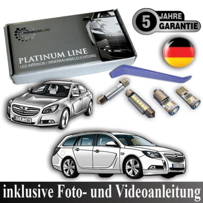 LED Innenraumbeleuchtung OPEL Insignia Innenbeleuchtung Innenlicht Set 11 SMD